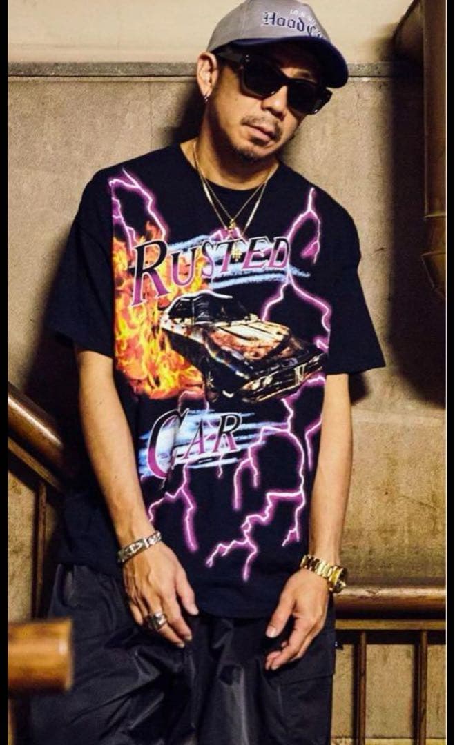値下げ❗️the bonez Rusted Car- Tee XXLサイズ