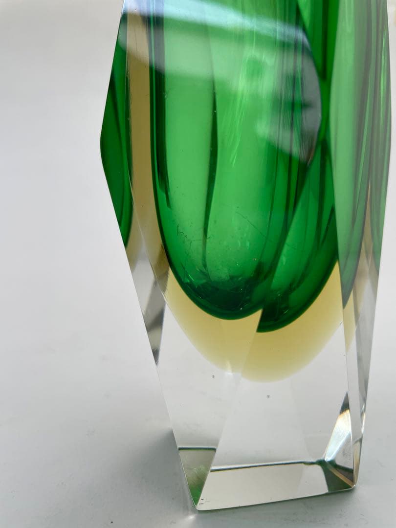 ミッドセンチュリー　ヴィンテージムラーノガラス　花瓶　オブジェ