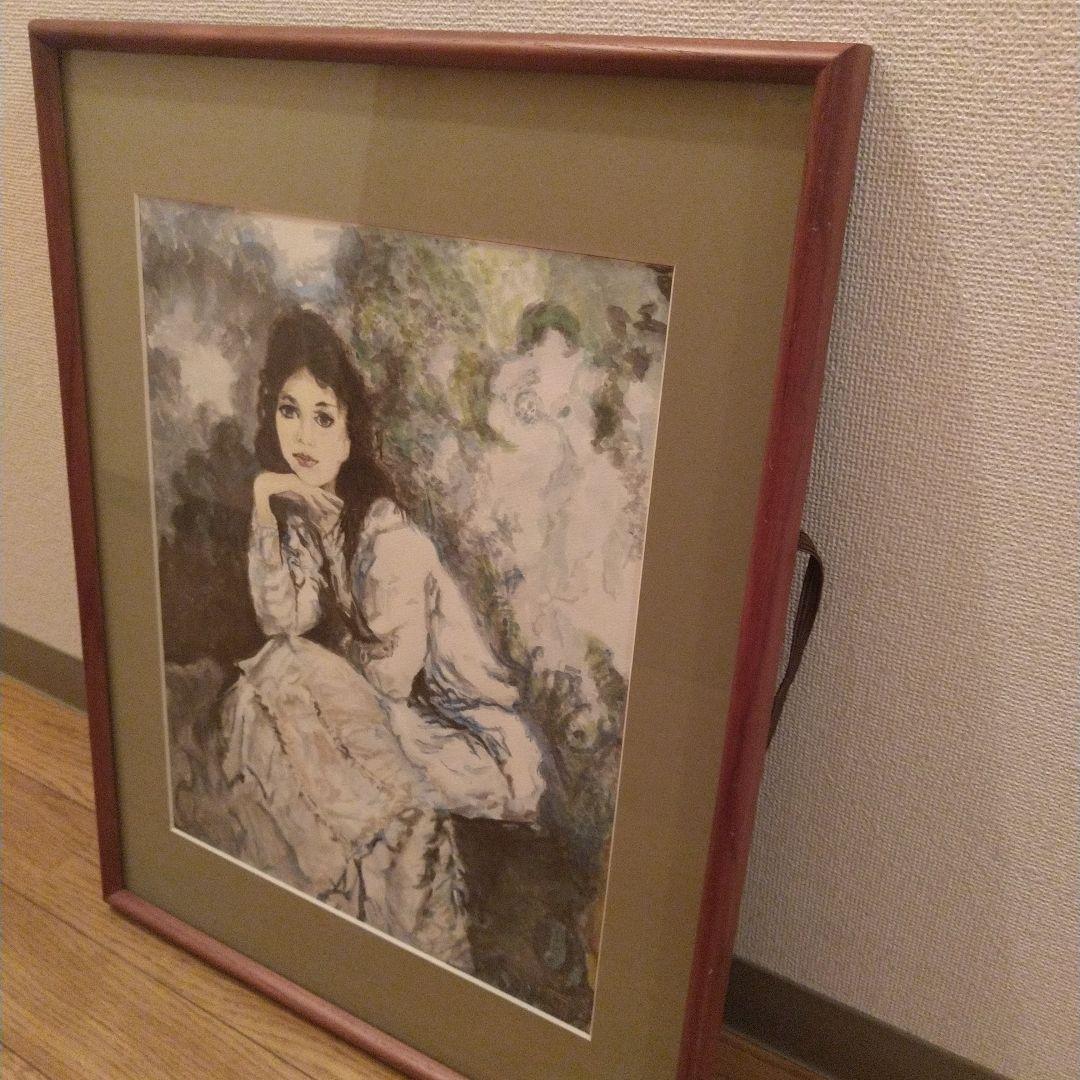 絵画　女性　女の人