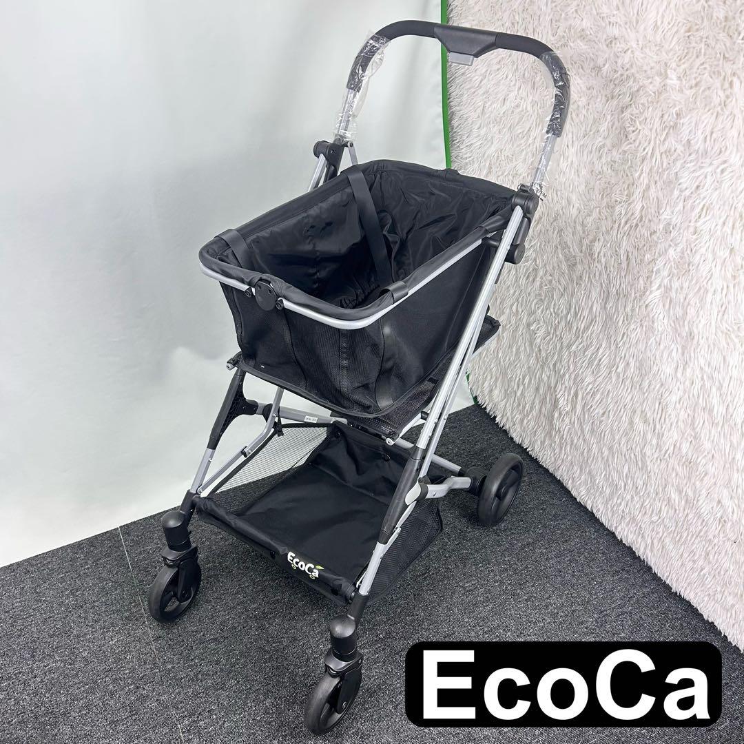 【美品】EcoCa エコカ ショッピングカート シルバーカー 折り畳み