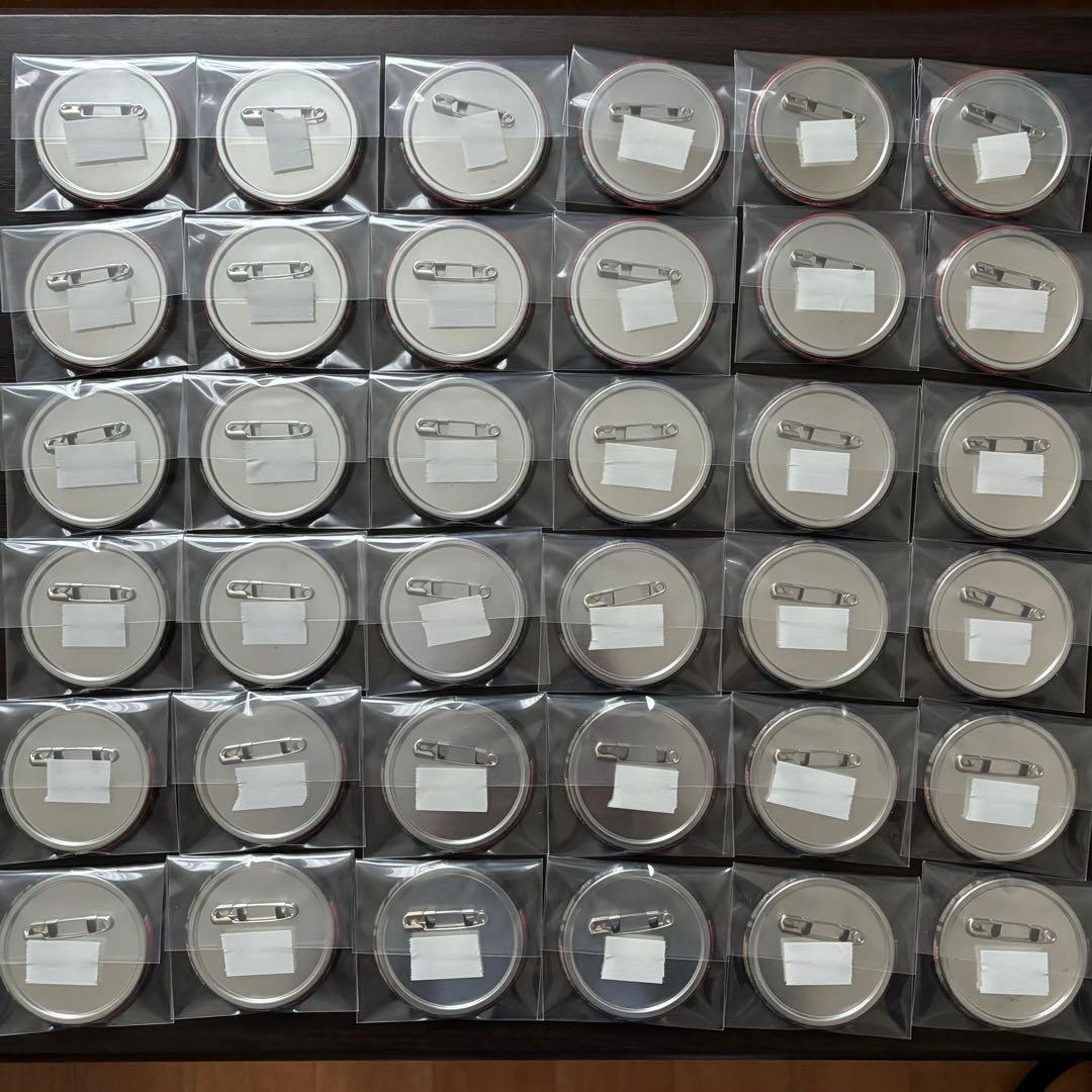 トライガン トライガンスタンピード 箔押し 缶バッジ ウルフウッド ヴァッシュ