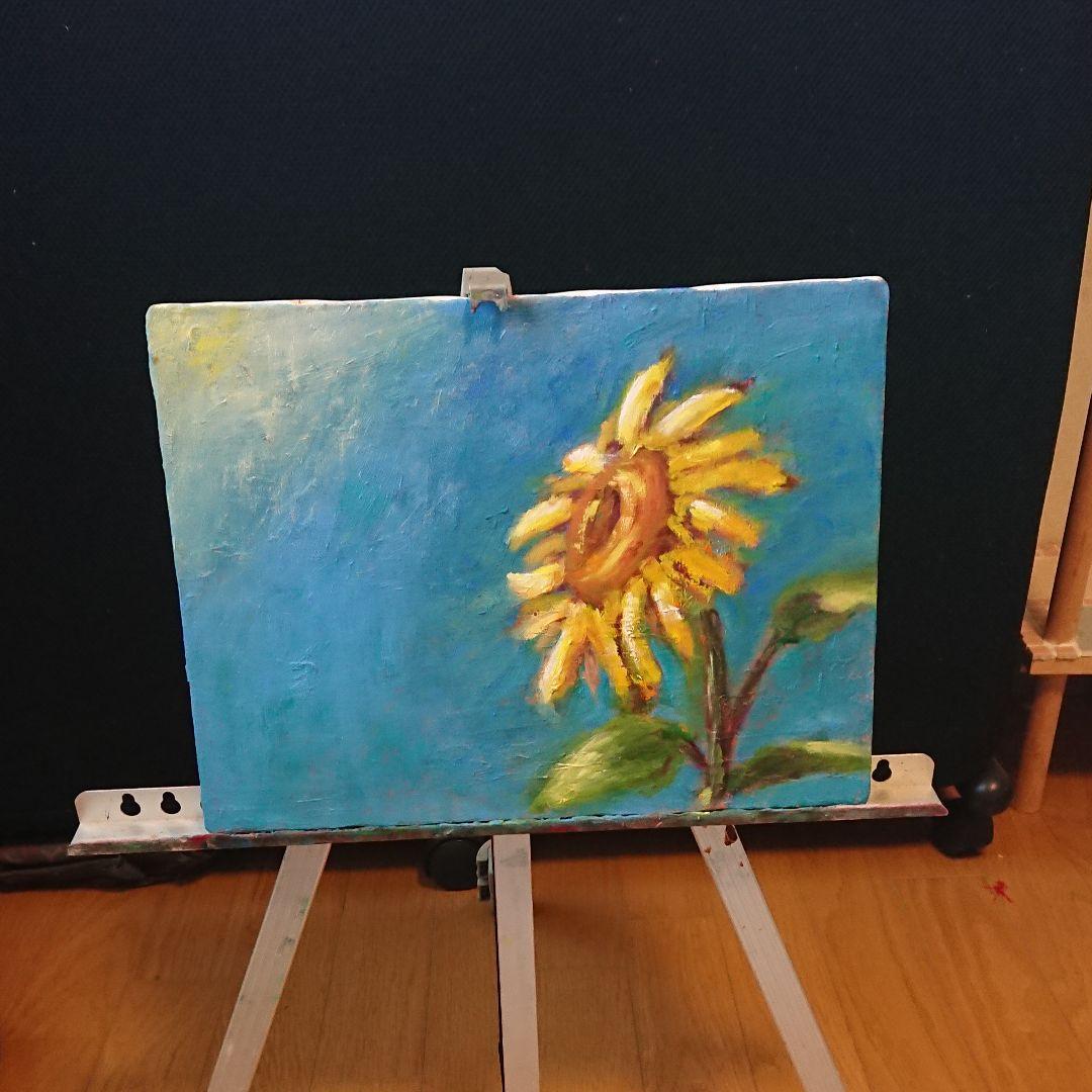 油絵(ひまわり)