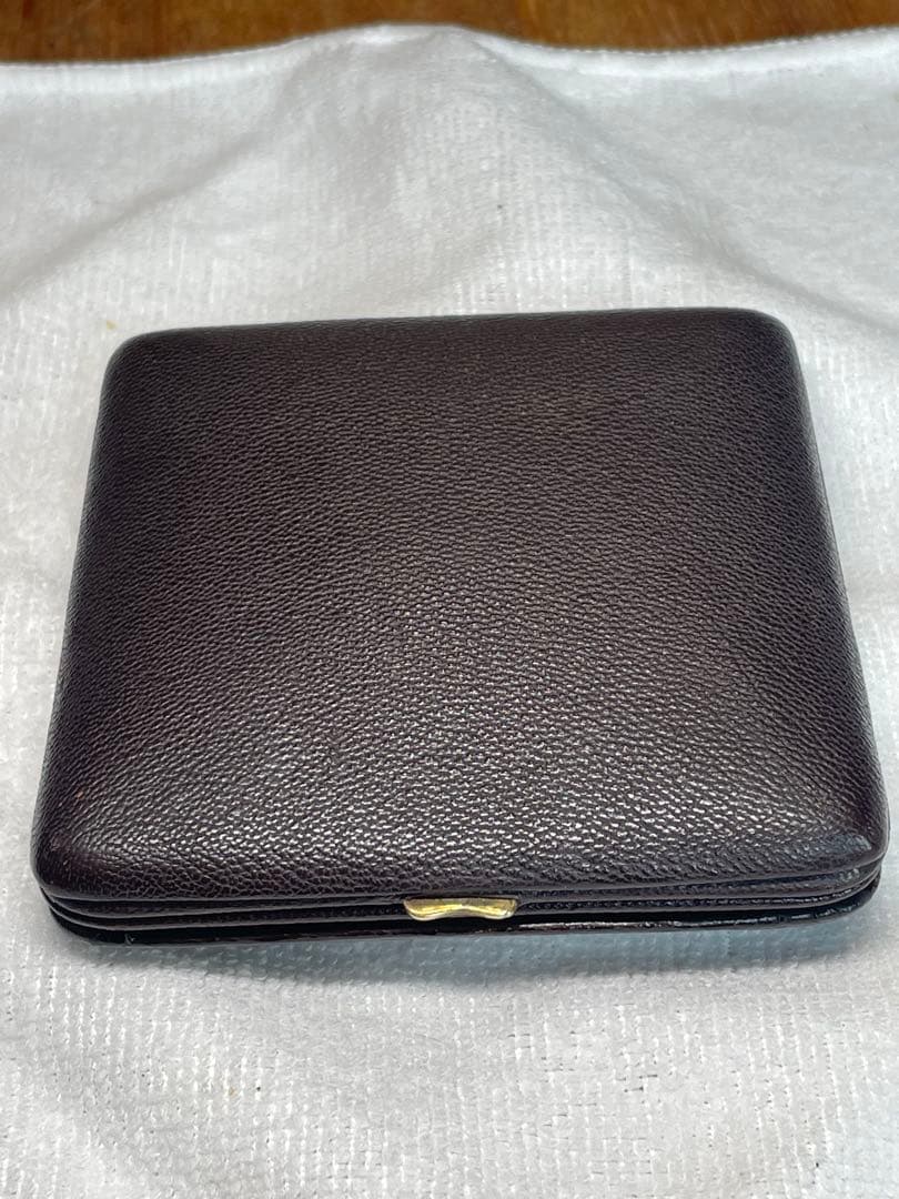 ドイツ　KIENZLE 本革仕様の真鍮ガラス目覚し時計　時計/目覚し　正確稼働