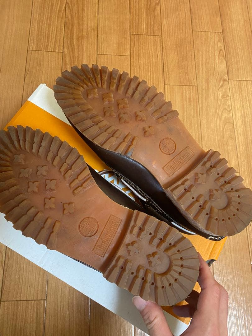 Timberland ブラウン モカシン　3eye