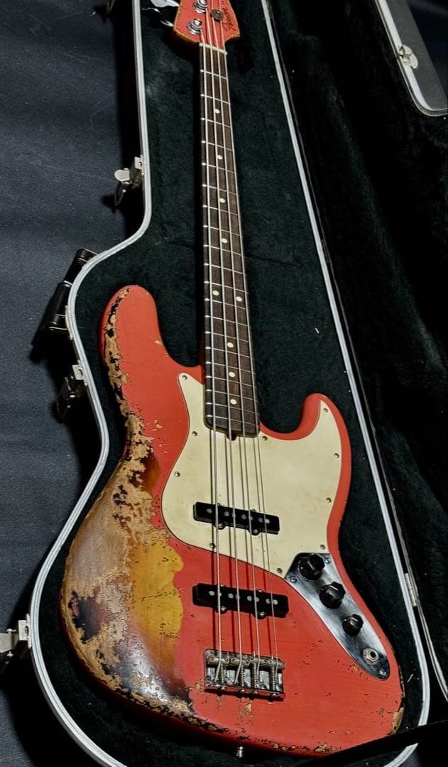 ベース Fender USA American Jazz Bass nitro