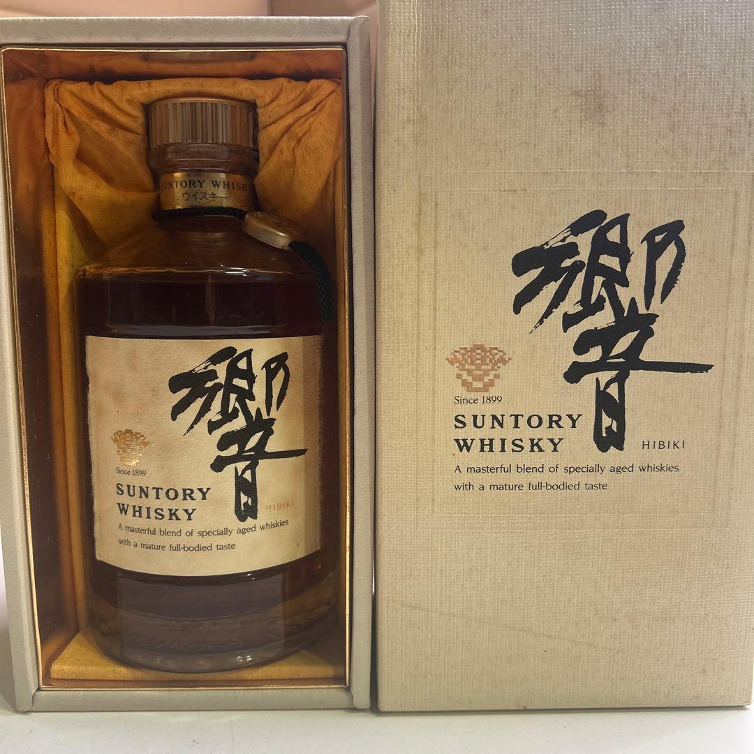 6589②【未開栓】響 旧 裏ゴールドラベル 金キャップ 43％ 700mL