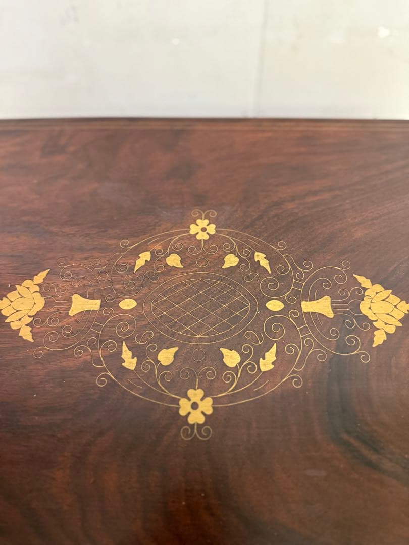 【引き取り可】 ローズウッド製の装飾収納箱　ねこあし　猫足