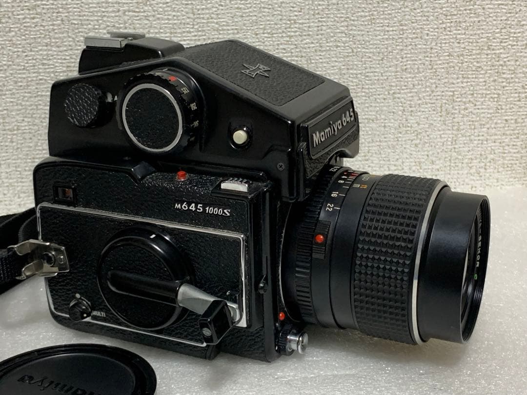 フィルムカメラ Mamiya M645 1000s SEKOR C 2.8 80 mm 55mm