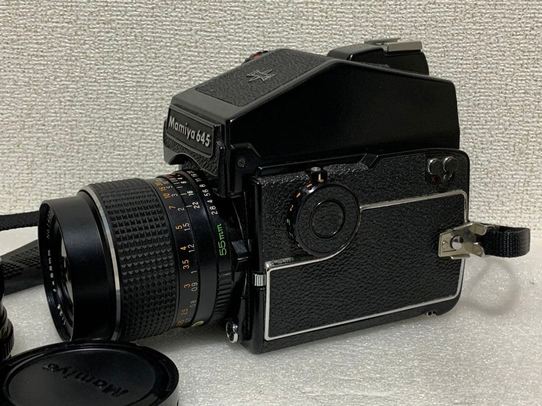 フィルムカメラ Mamiya M645 1000s SEKOR C 2.8 80 mm 55mm