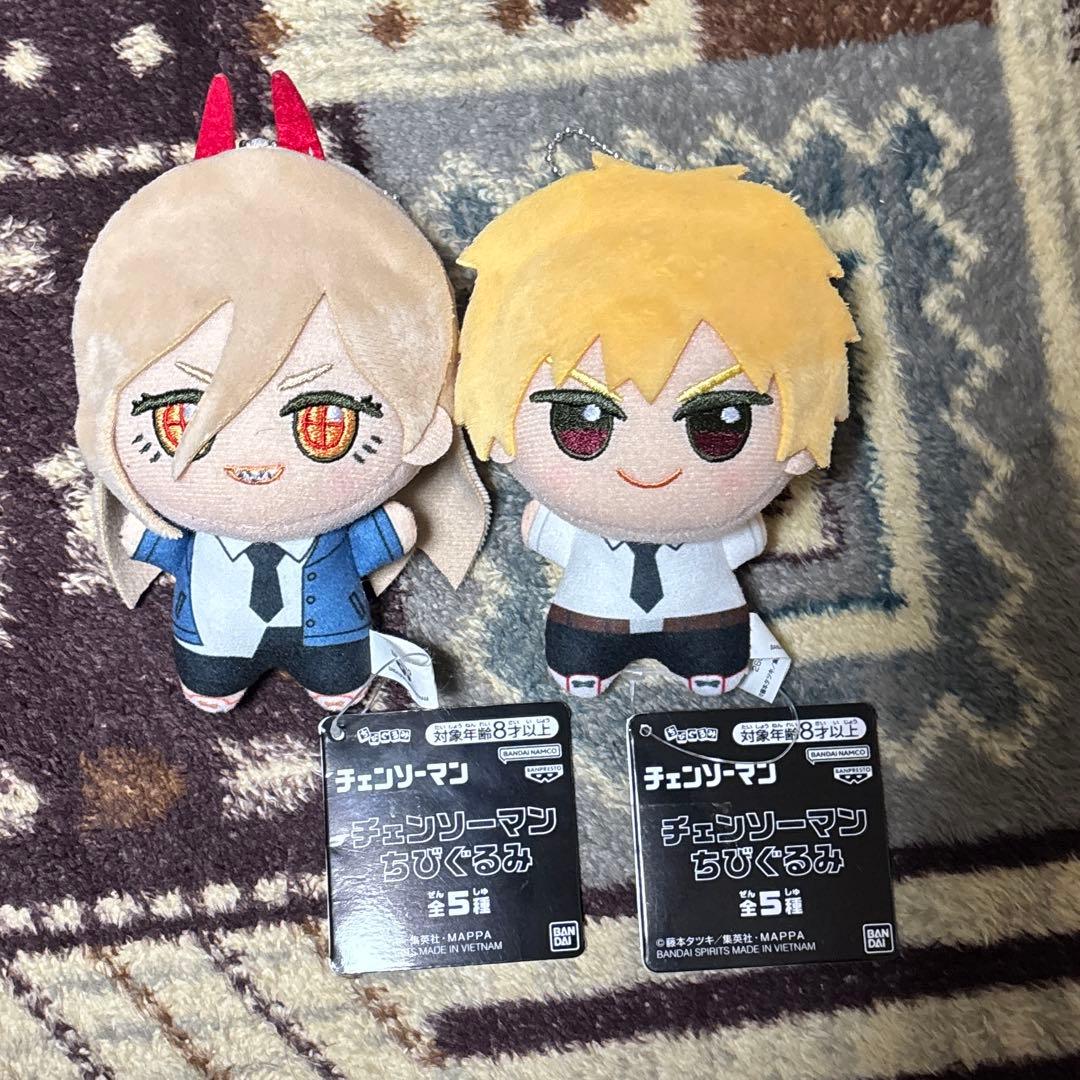 チェンソーマン　ちびぐるみ　ぬいぐるみ　パワー　デンジ