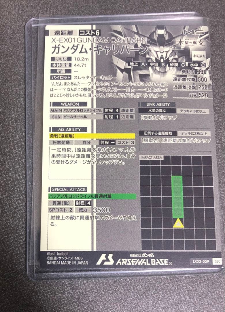 アーセナルベース　キャリバーン　シークレット