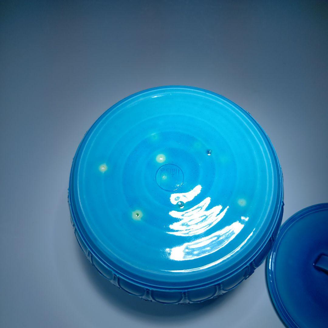 茶道具　松谷造　浅黄交趾古銅模様　 水指　共箱