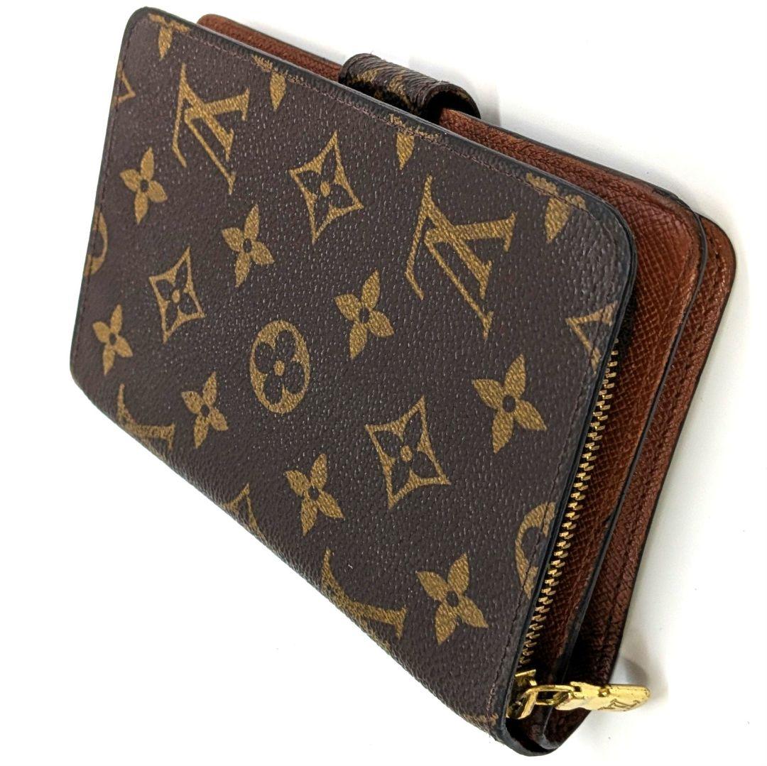 ルイヴィトン モノグラム パピエジップ 折り財布 A46