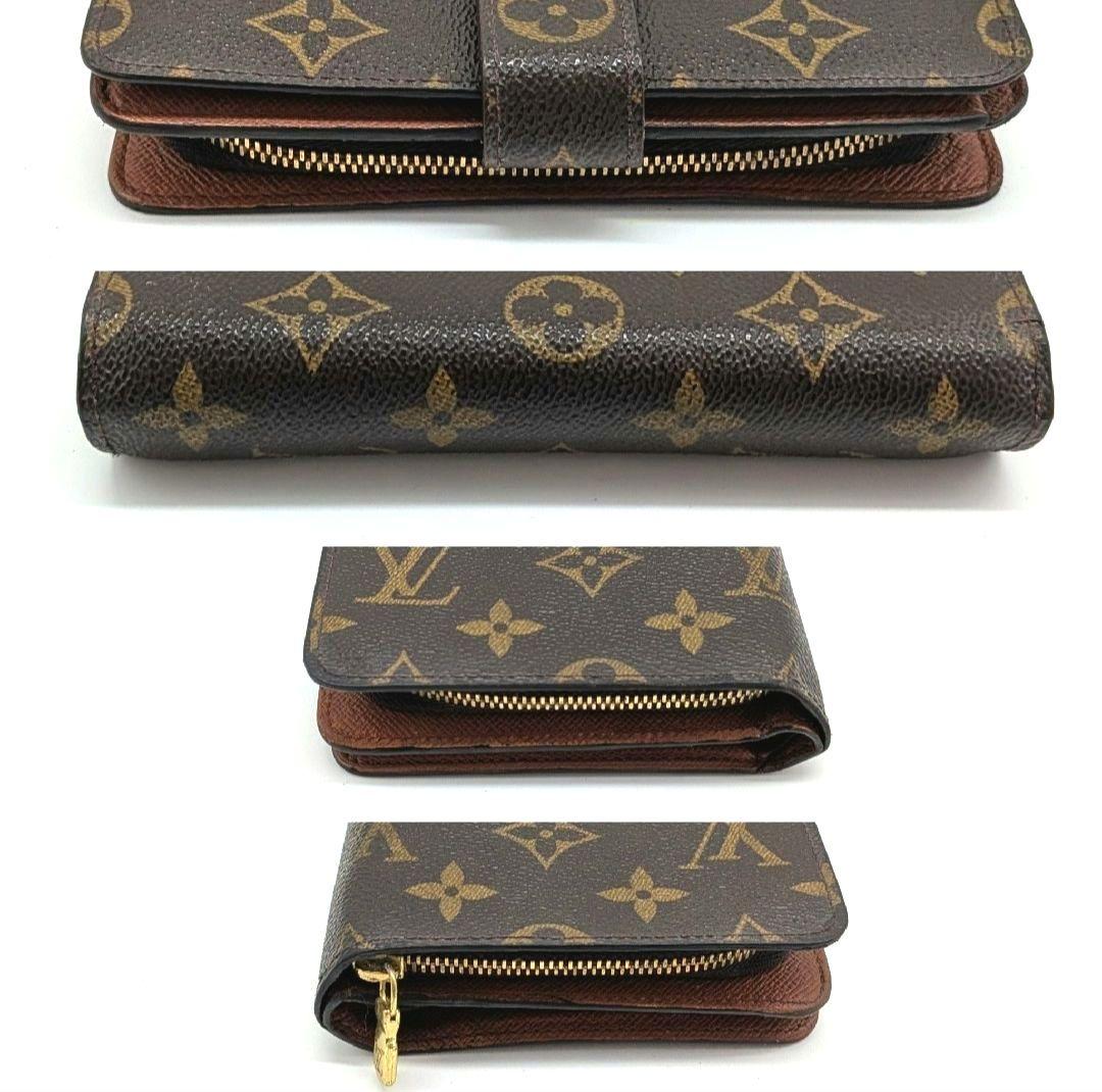 ルイヴィトン モノグラム パピエジップ 折り財布 A46