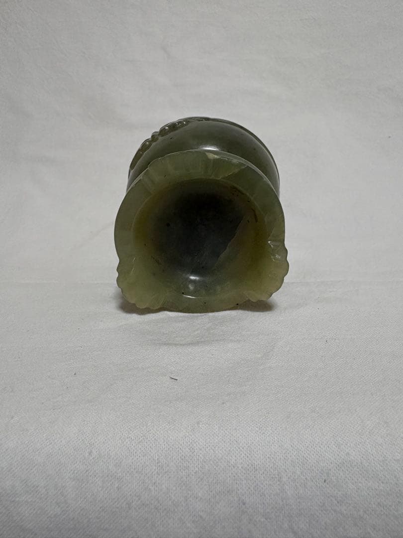 青玉蓋物 清代後期