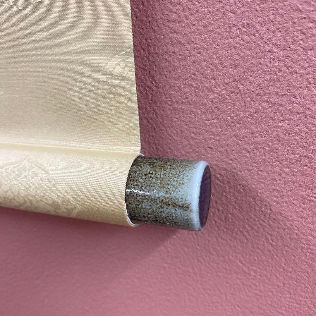 美品 掛け軸 高橋新三郎作「平等院」共箱 太巻き付 美術年鑑掲載 京都