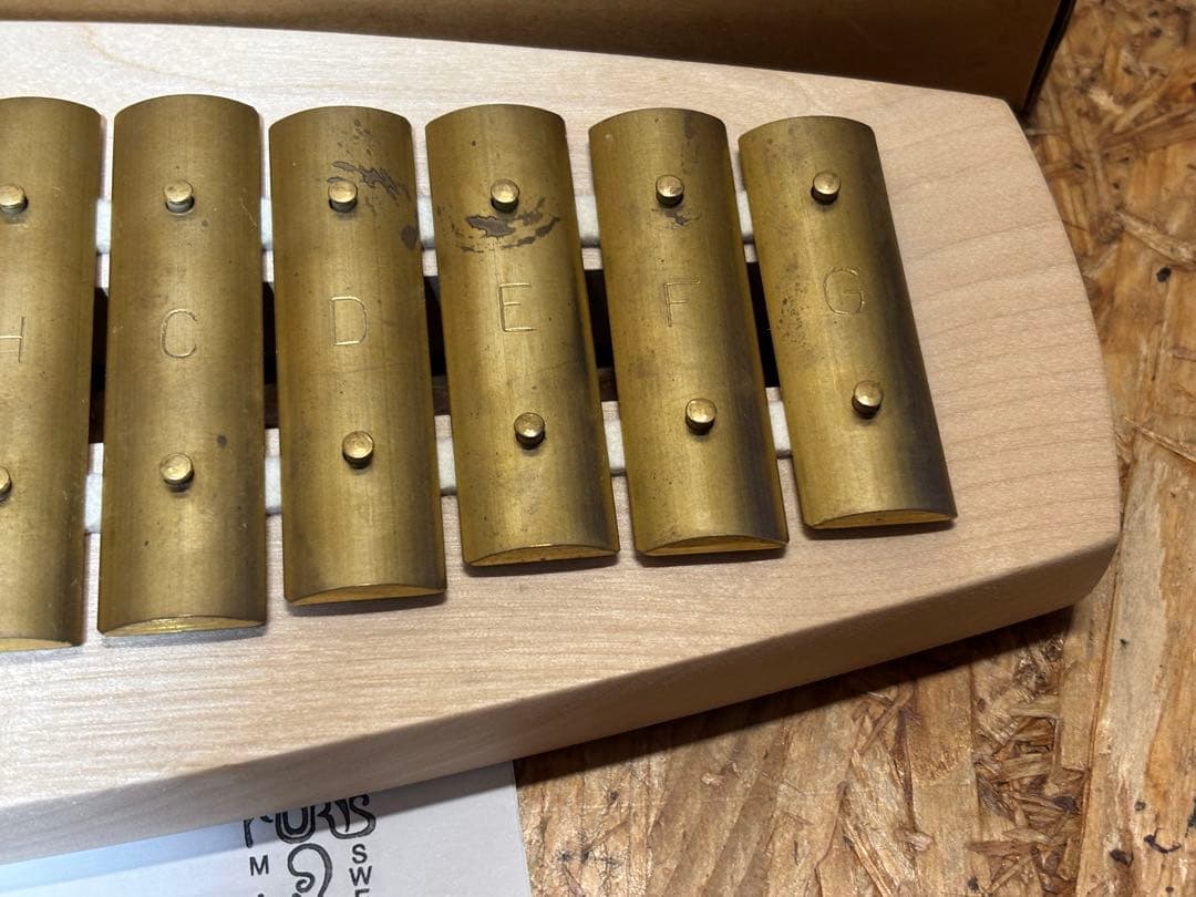 アリウス AURIS シェルズグロッケン 鉄琴 真鍮 12音