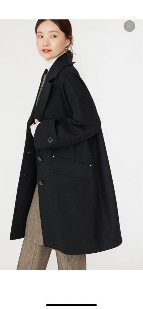 MACKINTOSH 別注HUMBIE チェスターコクーンコートブラック　美品