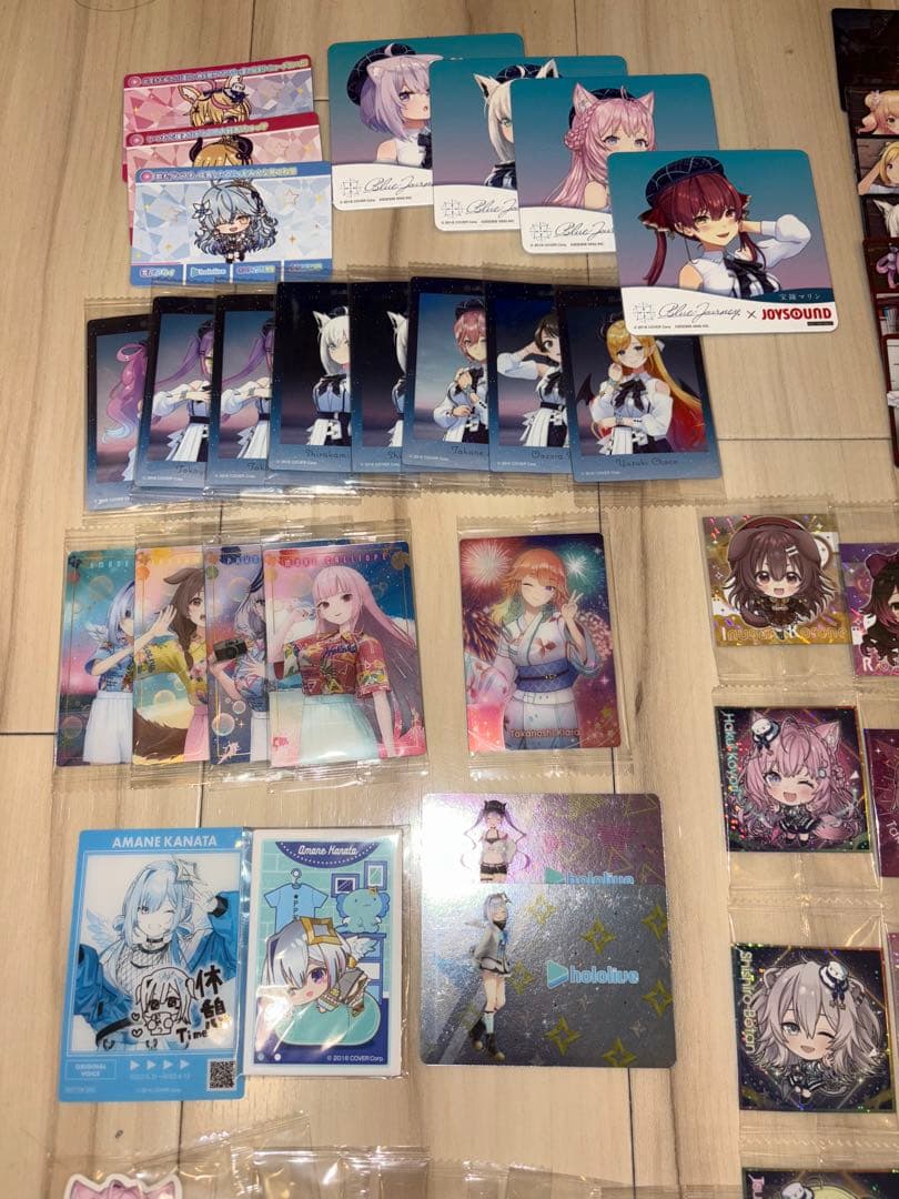 ホロライブステッカー・カードまとめ売り88枚