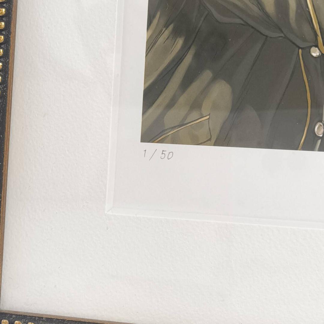 限定50 攻殻機動隊 版画 大山タクミ サイン入り 複製原画 原画