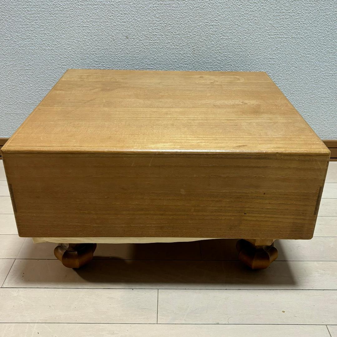 美品☆　碁盤 板目 足付 脚付碁盤