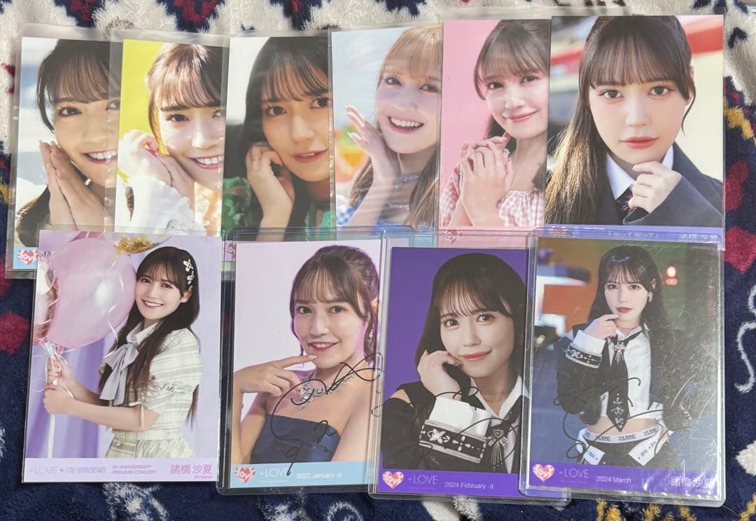 イコラブ 諸橋沙夏 まとめ売り 生写真 直筆