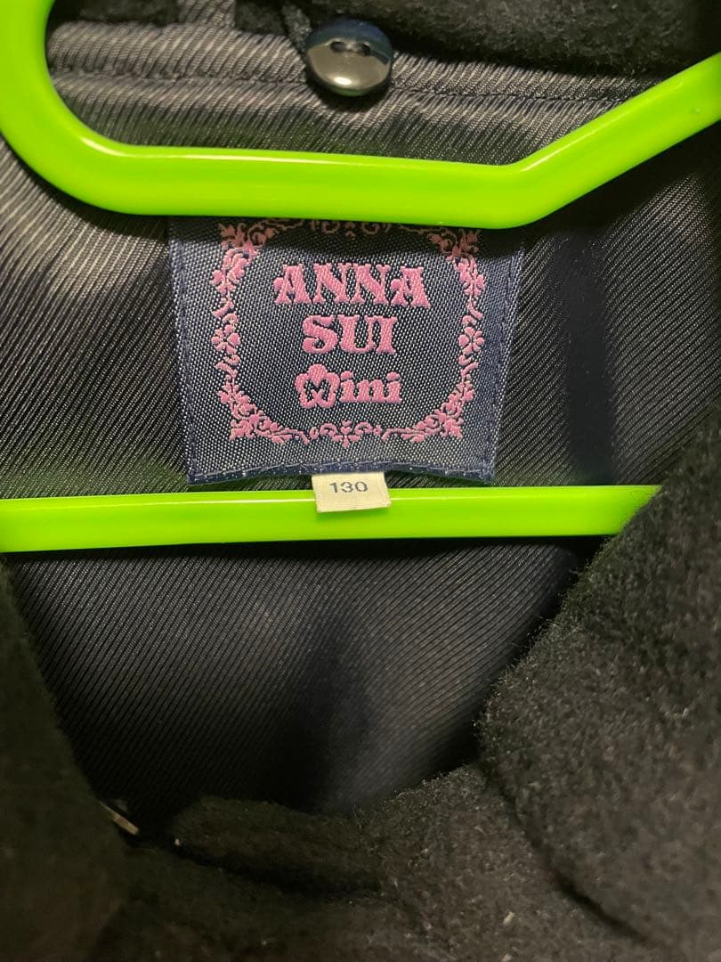 ANNA SUI Mini ウールコート 130 ネイビー