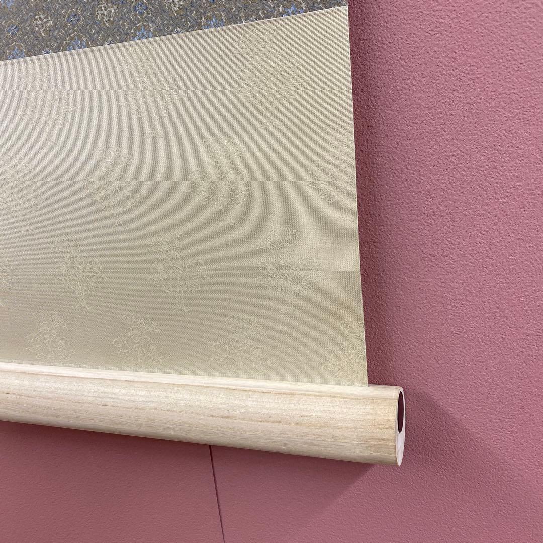 掛け軸2本 ①南義信作「静日」、②佐野硯水作 秋渓図