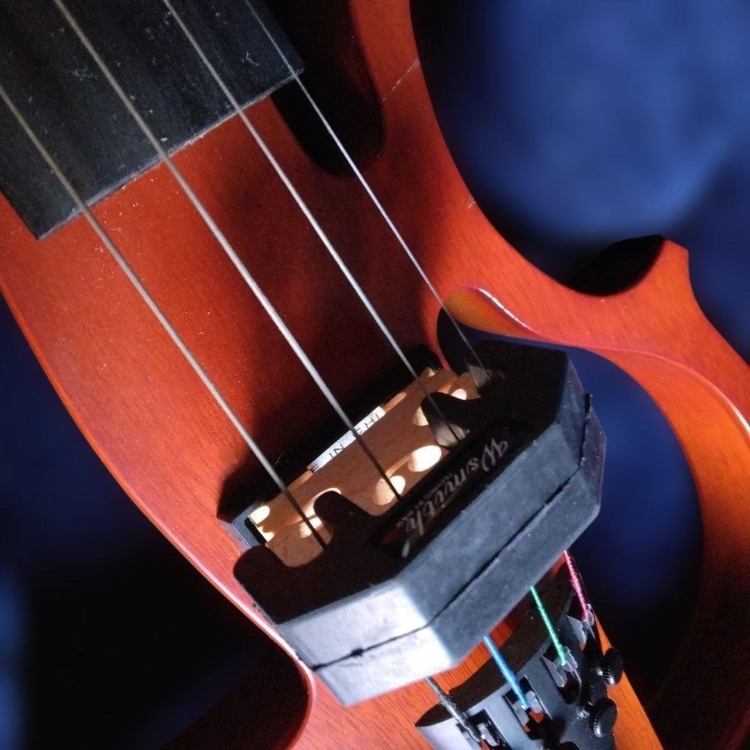 VALENTE EVN-37 エレキバイオリン 弦楽器 ケース 弓付属