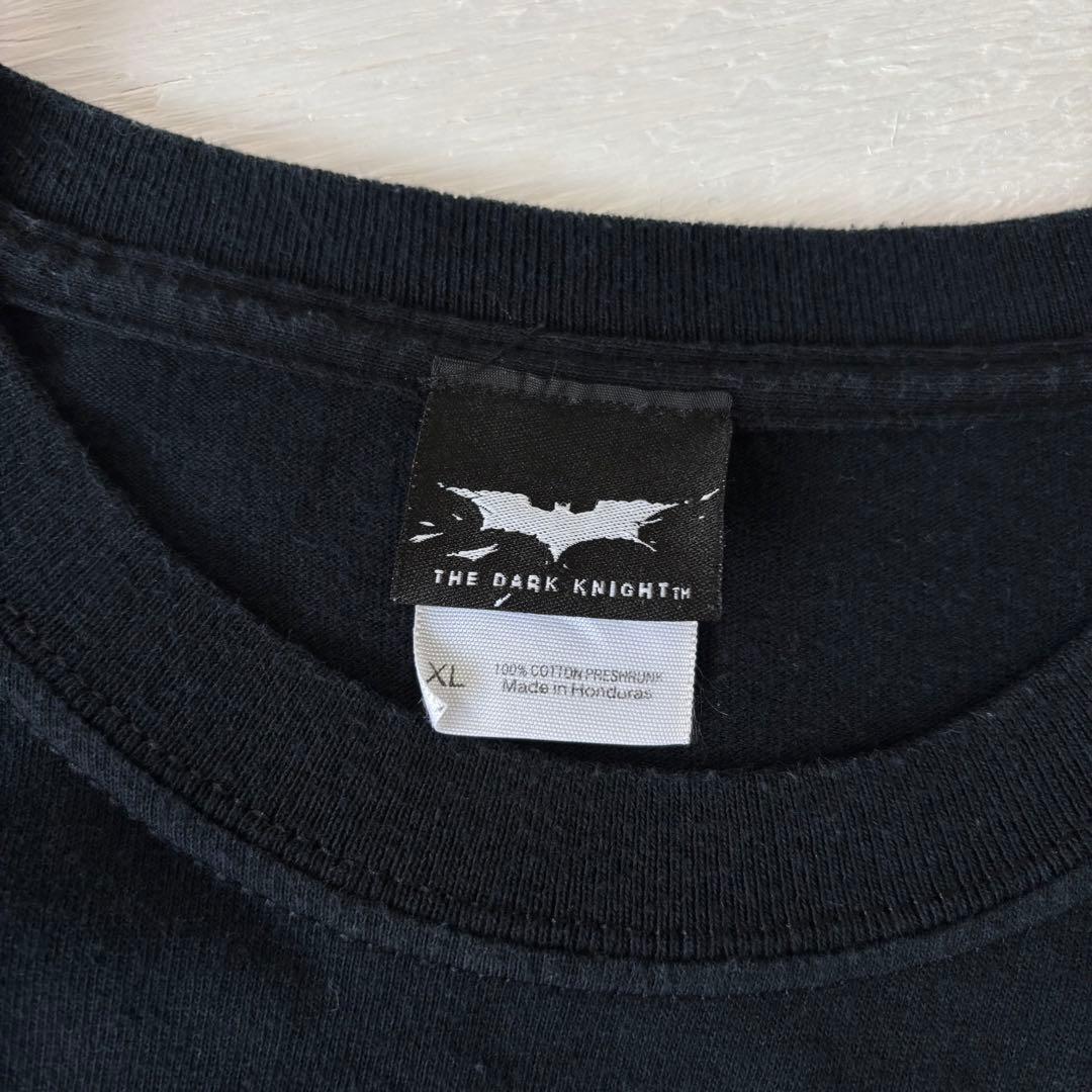 ジョーカー　ダークナイト　ムービーTシャツ　ヒースレジャー　ブラック　古着　XL