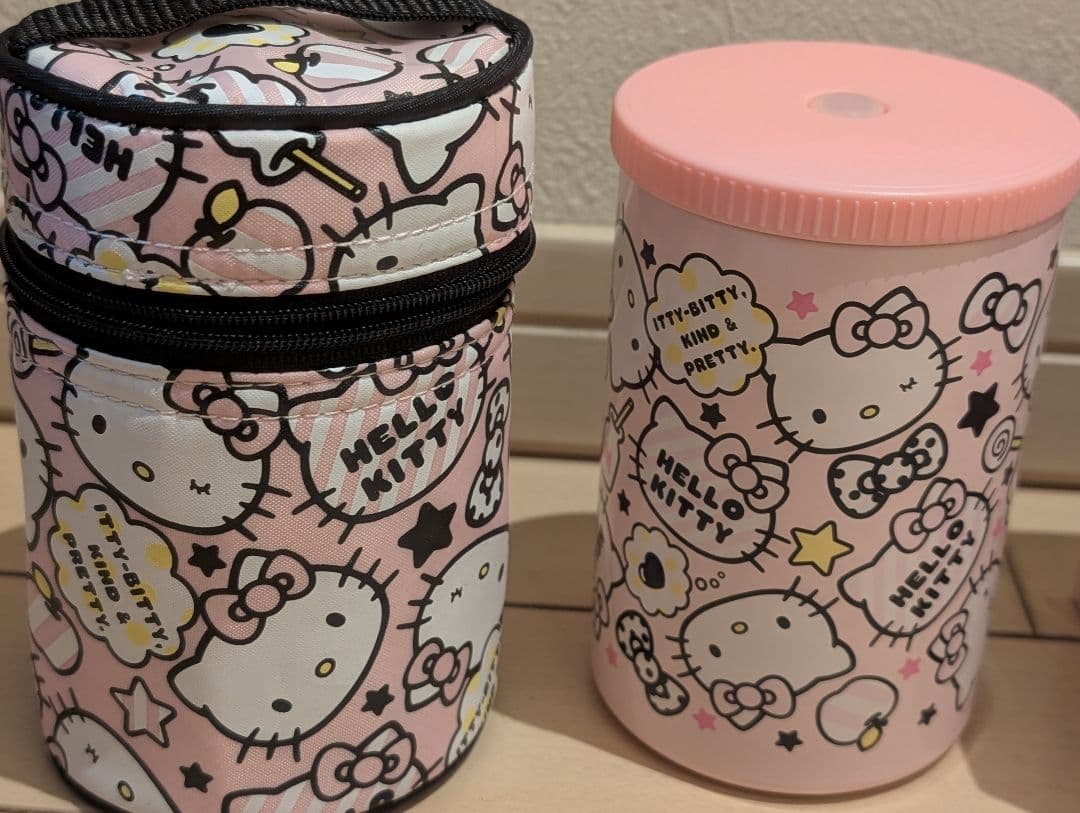 【レア商品】HELLO KITTY スープジャー 270ml 専用ケース付き