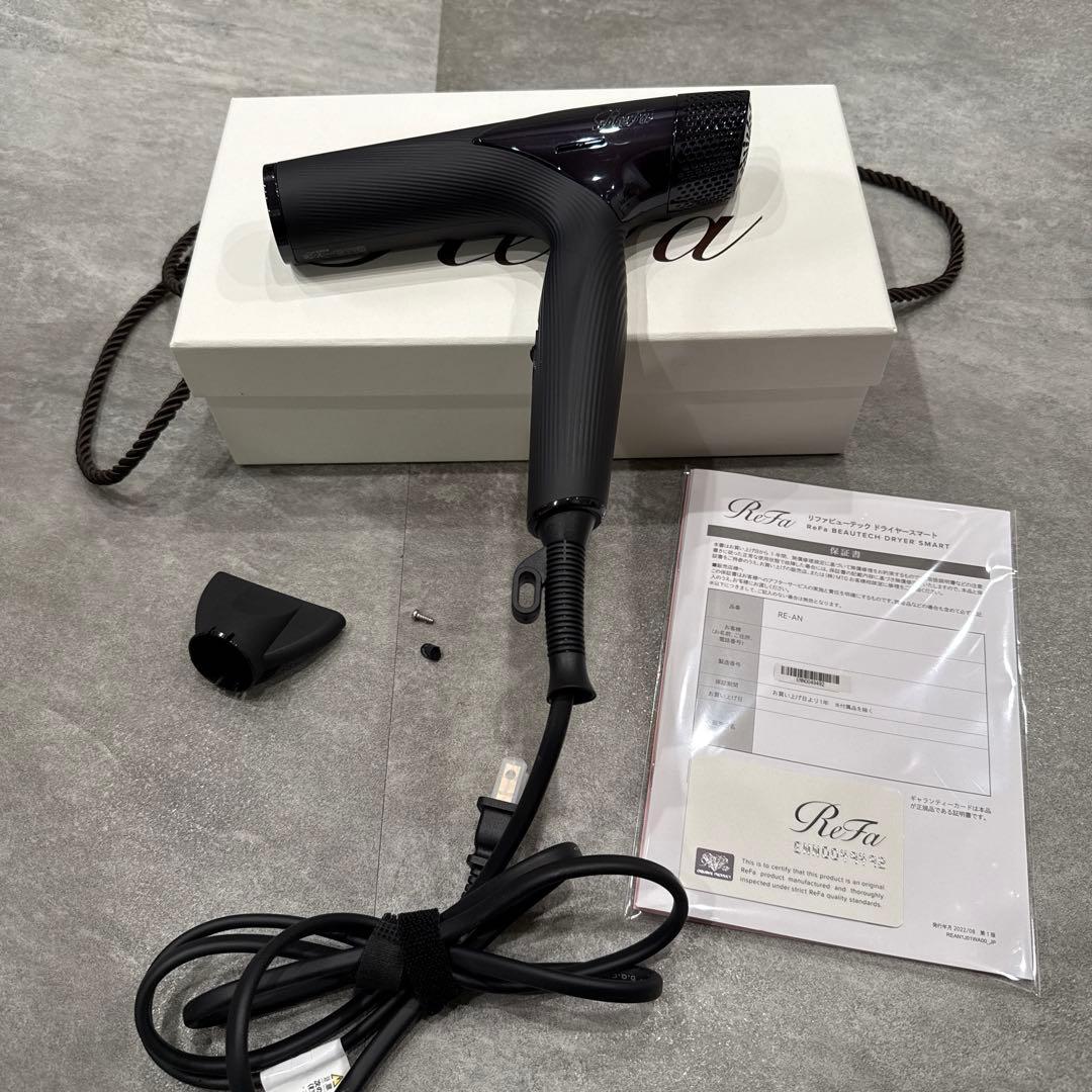 持ち手破損あり　ReFa BEAUTECH DRYER SMART ブラック