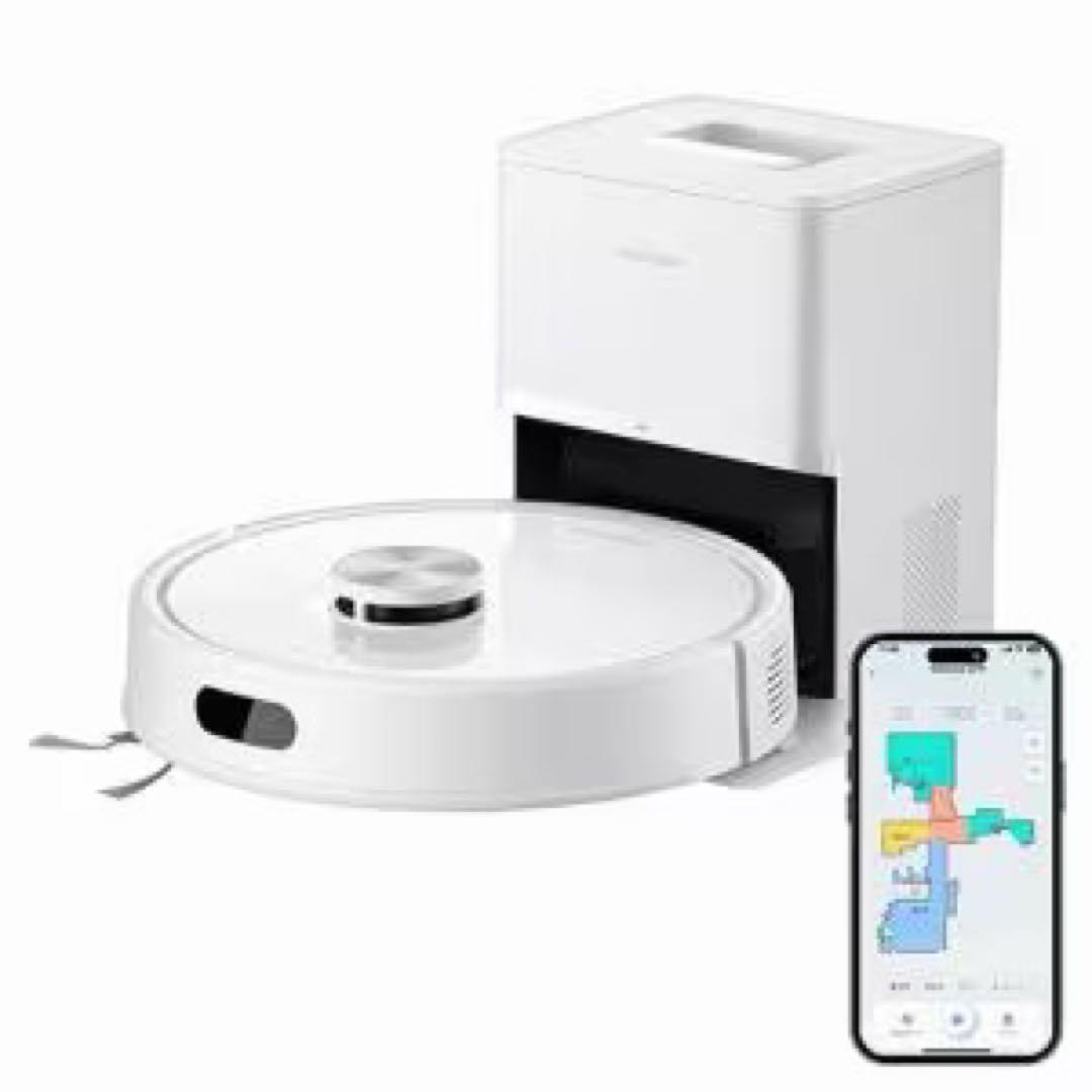 Roborock Q7T+ ロボット掃除機本体&自動ゴミ収集ドック付き