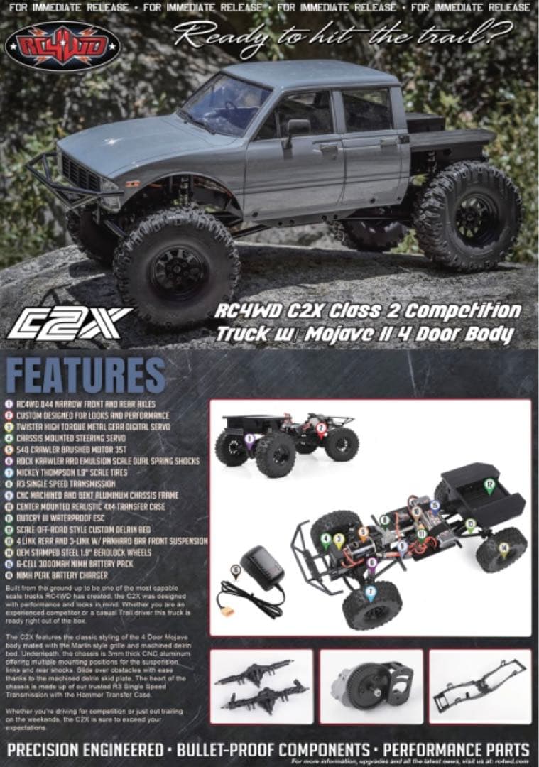 新品未開封RC4WD C2X Class 2 Competition Truck