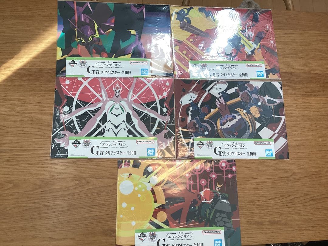 エヴァンゲリオン 一番くじG賞ポスター 5枚セット
