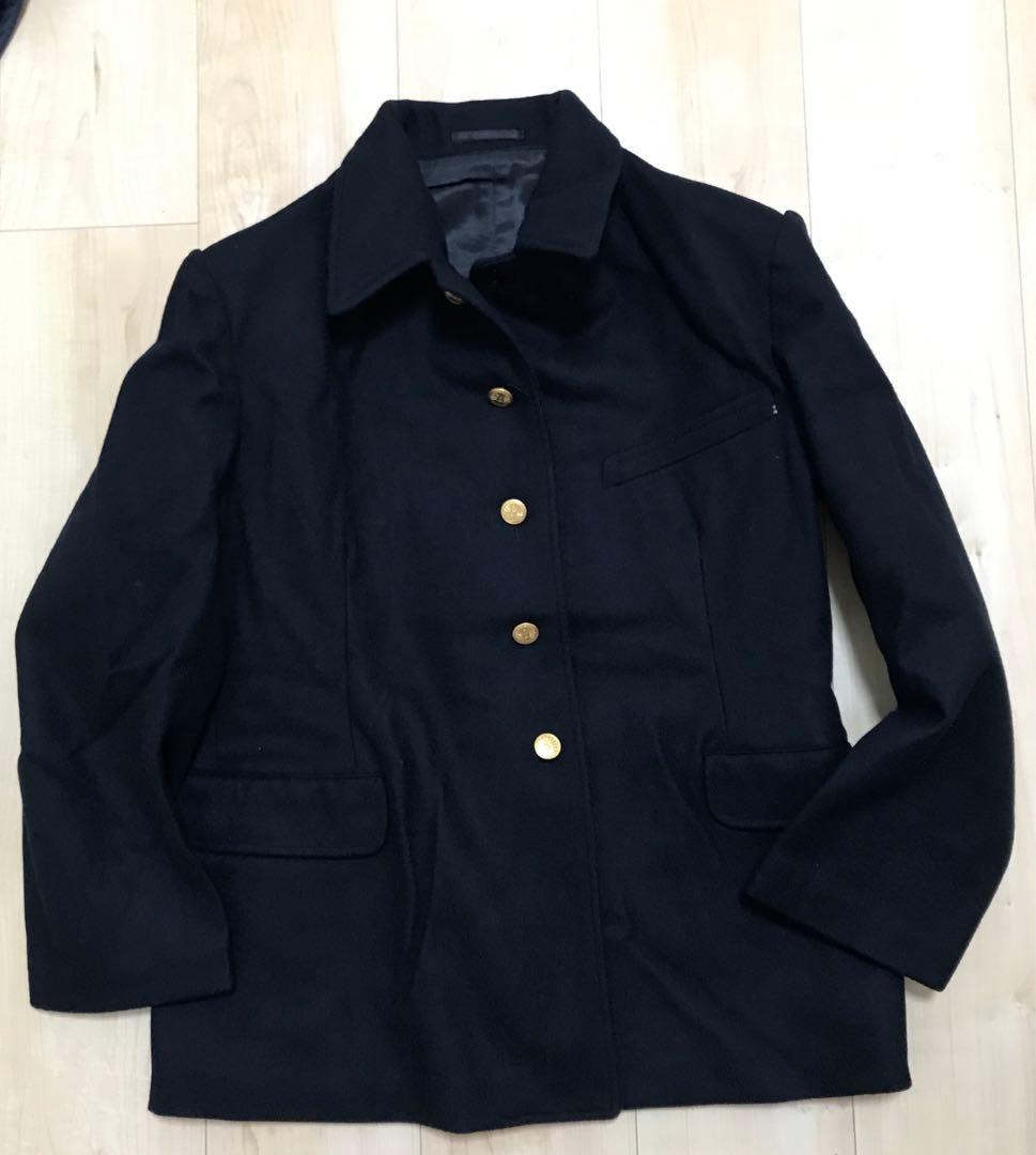 値下げ‼️ 国鉄制服 冬服 セットアップ 羅紗生地 金ボタン 3号赤タグ S35年