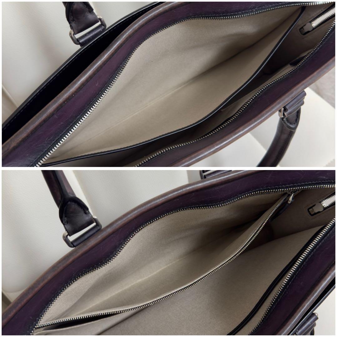 限定 定価81.9万円 ベルルッティ アンジュール スリットレザーブリーフケース