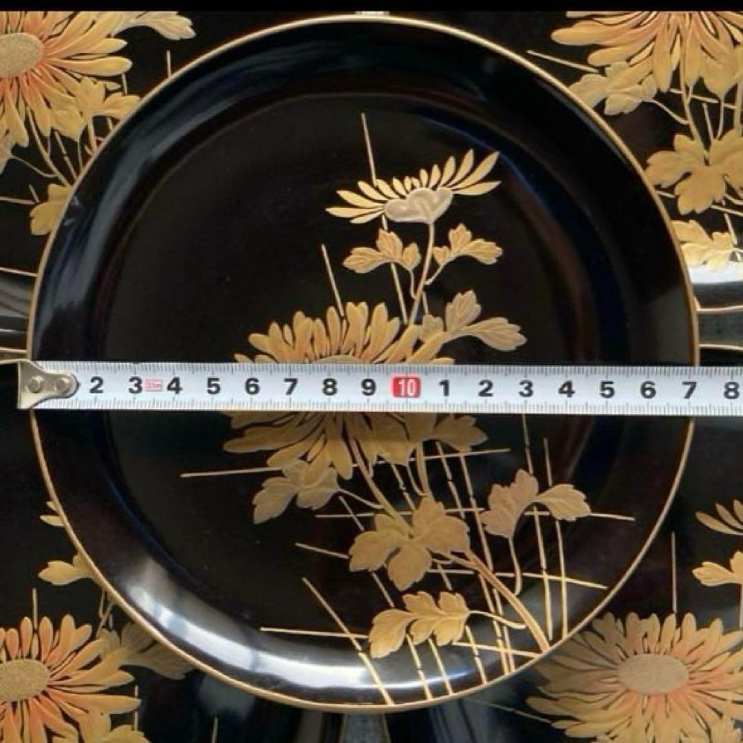 菓子器 皿 漆器 骨董品 江戸時代 天保