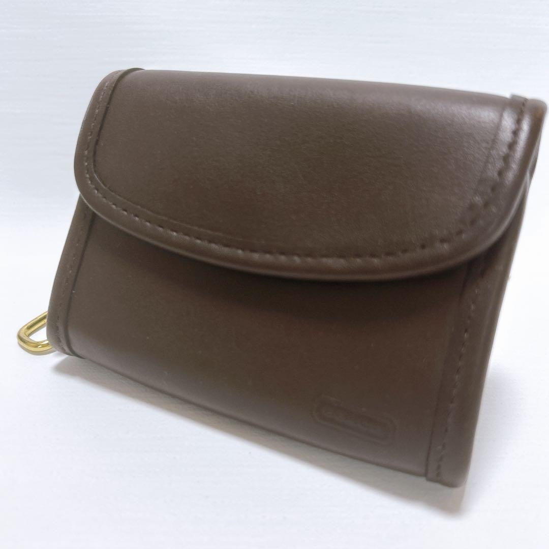 COACH✨オールドコーチ ケース キーリング付き レザー ダークブラウン