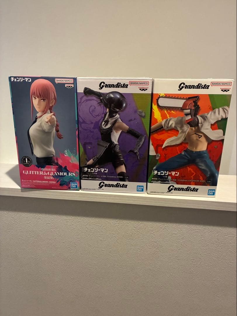 Grandista チェンソーマン レゼ　デンジ　マキマフィギュア　セット