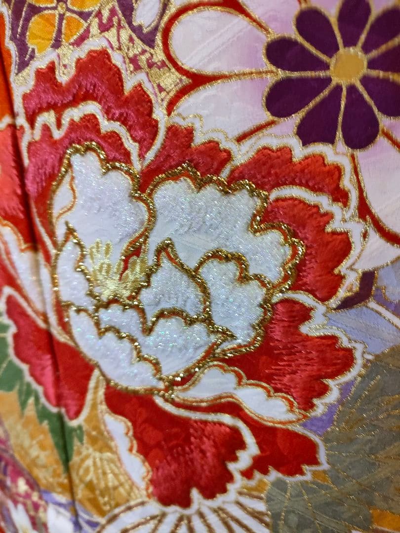 【大特価】振袖　古典柄　緑系　袋帯　その他セット