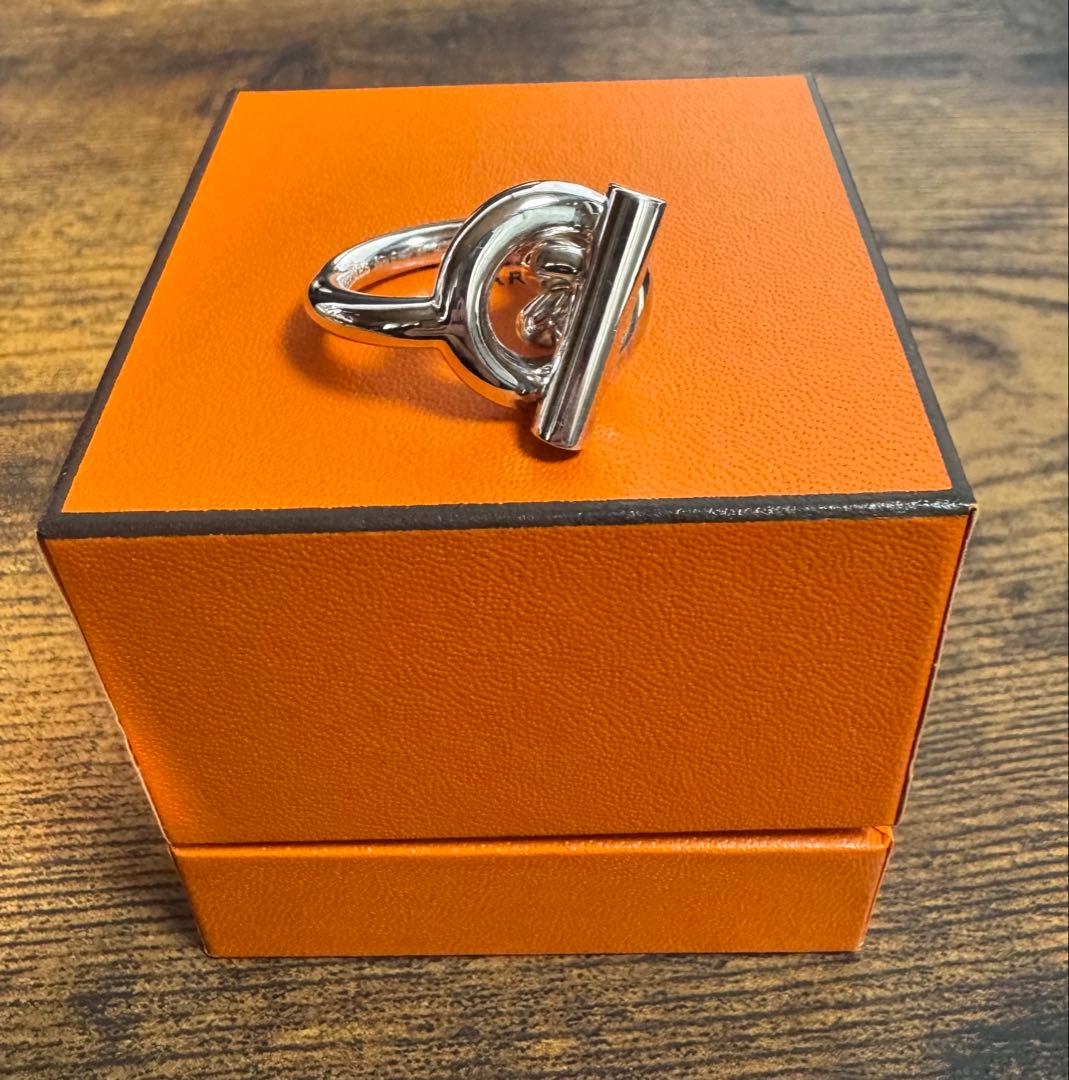 HERMES エルメス クロワゼット リングGM 53 使用数回