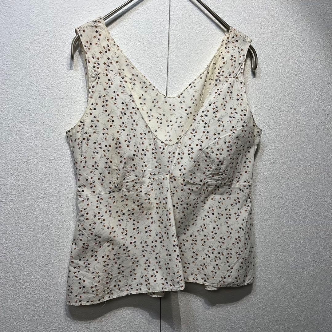 希少 MARNI 上質 総柄 ノースリーブ デザイン タンクトップ シャツ 38