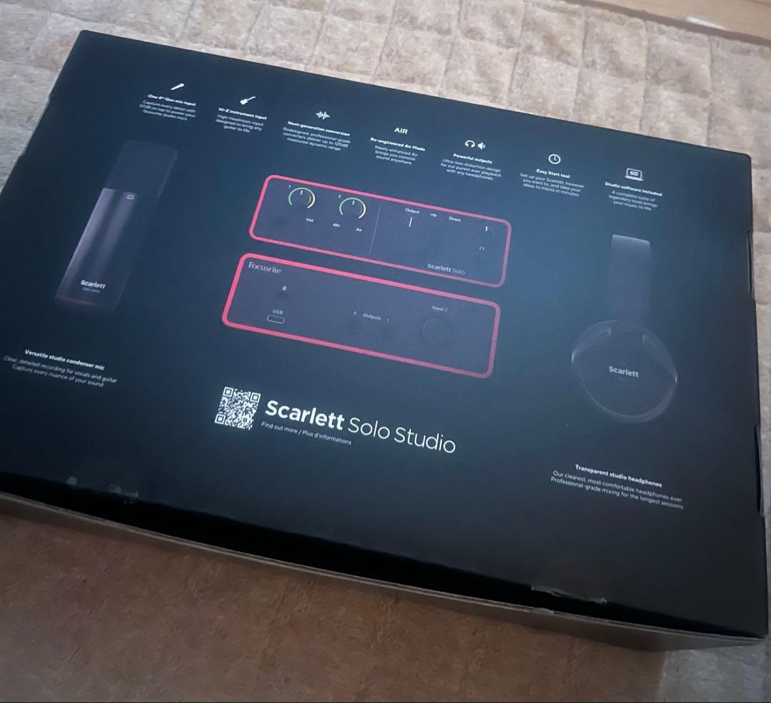 Focusrite Scarlett Solo Studio 第4世代 セット
