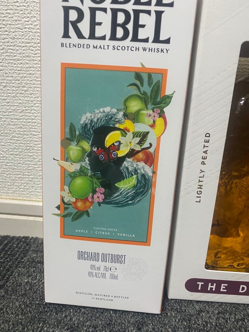 2本セット　ウィスキー　NOBLE REBEL & ISLE OF RAASAY