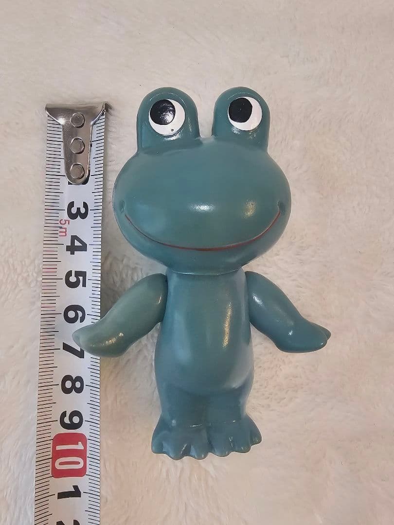 1967年 コルゲンコーワ　ケロちゃん　カエル　昭和レトロ ソフビ