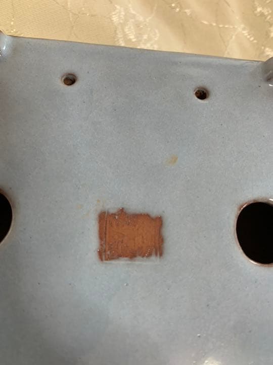 落款あり　長方　盆栽鉢