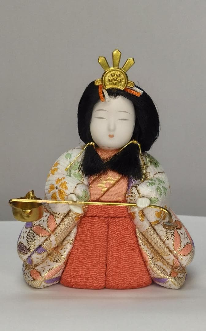 一秀 安土雛 五人飾り ケース入り 16号