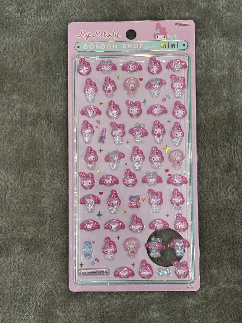 サンリオキャラクターぷっくり立体シール「BONBON DROPminiまとめ売り