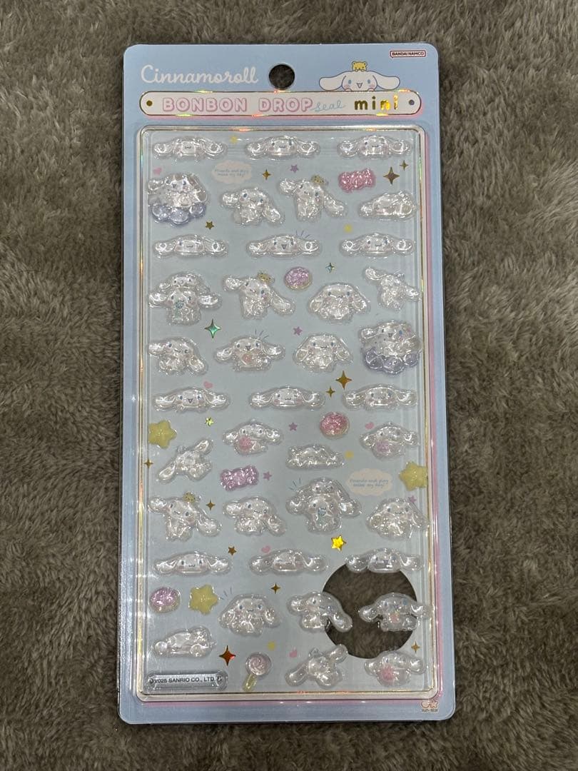 サンリオキャラクターぷっくり立体シール「BONBON DROPminiまとめ売り